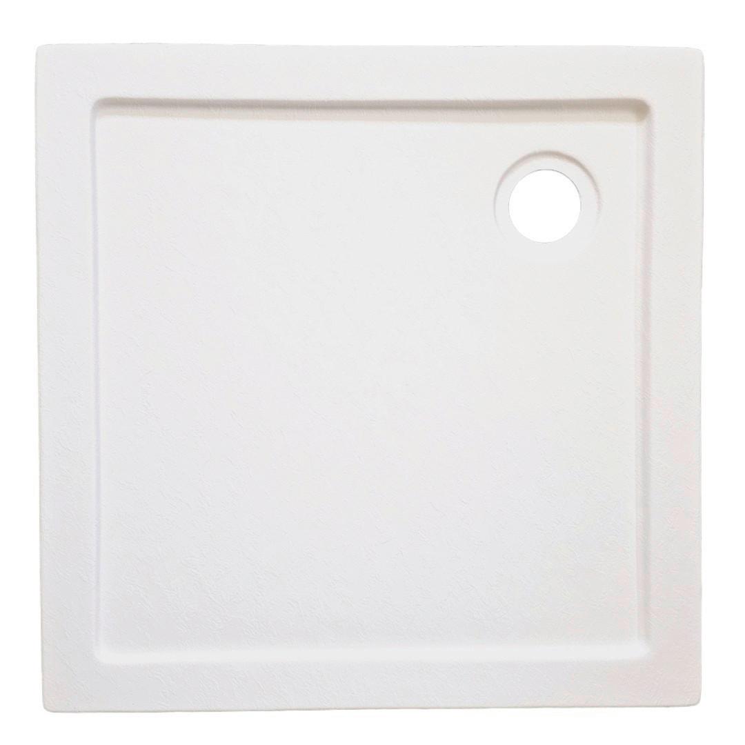 Duschtasse Typ:g90Sw, Weiss, - Weiß, KONVENTIONELL, Kunststoff (90/4/90cm) - Sanotechnik