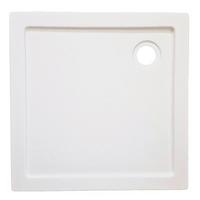 Duschtasse Eck-Brausetasse 80x80x4cm - Weiß, KONVENTIONELL, Kunststoff (80/4/80cm) - Sanotechnik