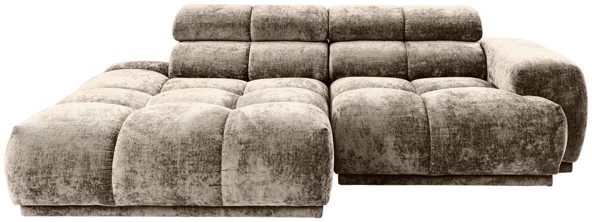 Ecksofa Chani Taupe, Schenkel: 150x239 cm - Taupe, MODERN, Textil (150/239cm) - MID.YOU