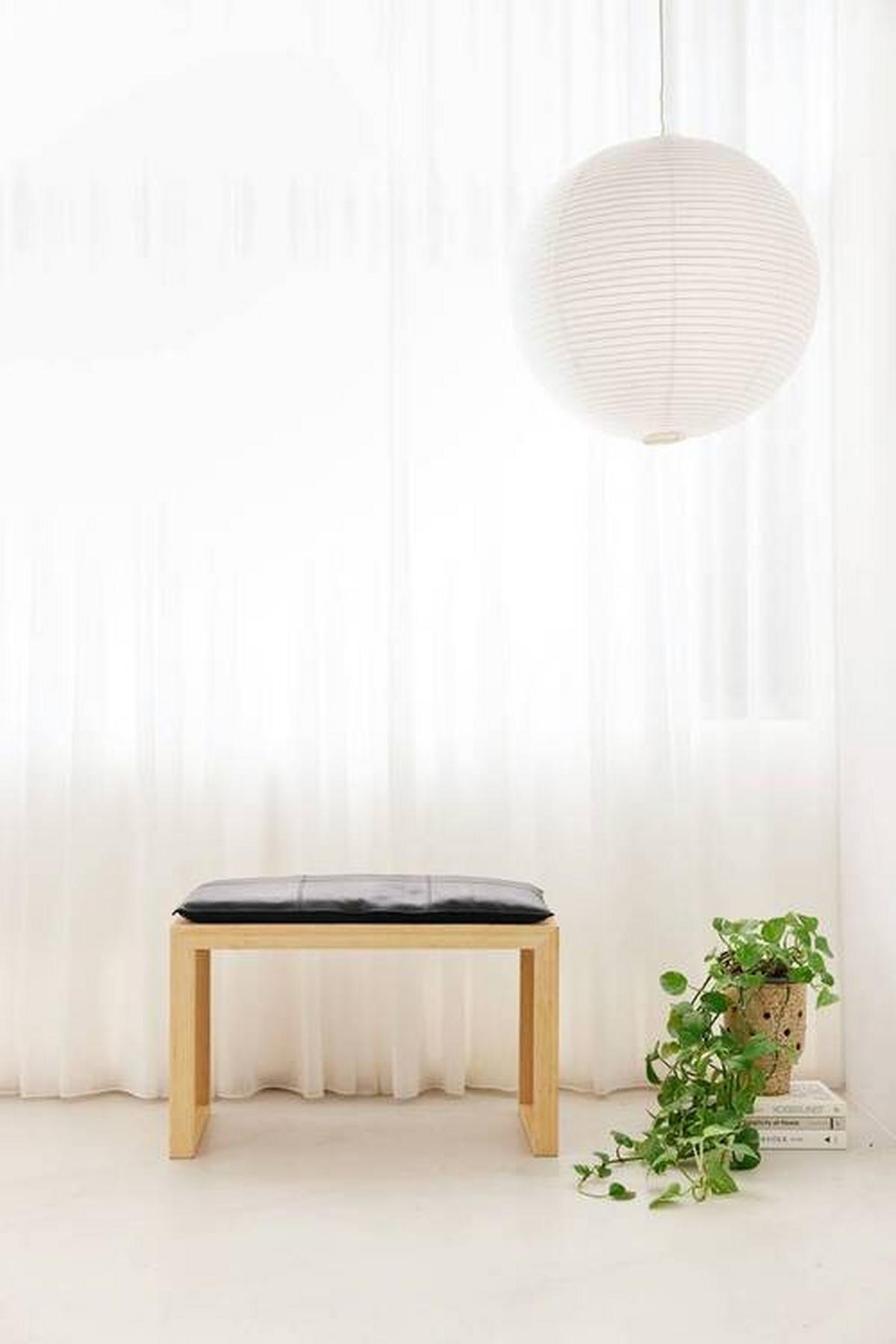 Bankauflage Lederkissen Schwarz B: 73 Cm - Schwarz, Design, Leder (73/3/35cm) - MID.YOU