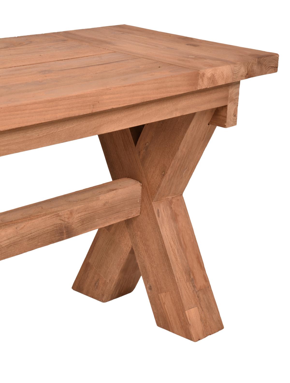 Gartenbank Kisar - Braun, Basics, Holz (35/48/200cm) - Gardenson