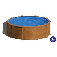 Pool-set Mauritius - Braun, KONVENTIONELL, Metall (460/132cm) - Gre