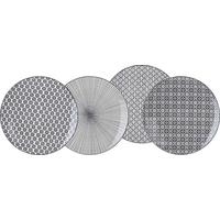 DEZERTNÍ TALÍŘEK Shiva - bílá/černá, Lifestyle, keramika (21cm) - Modern Living