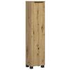Midischrank Sevilla Eiche Artisan Dekor - Schwarz/Eiche Artisan, MODERN, Holzwerkstoff (30/130/35cm) - Held