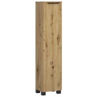 Midischrank Sevilla Eiche Artisan Dekor - Schwarz/Eiche Artisan, MODERN, Holzwerkstoff (30/130/35cm) - Held