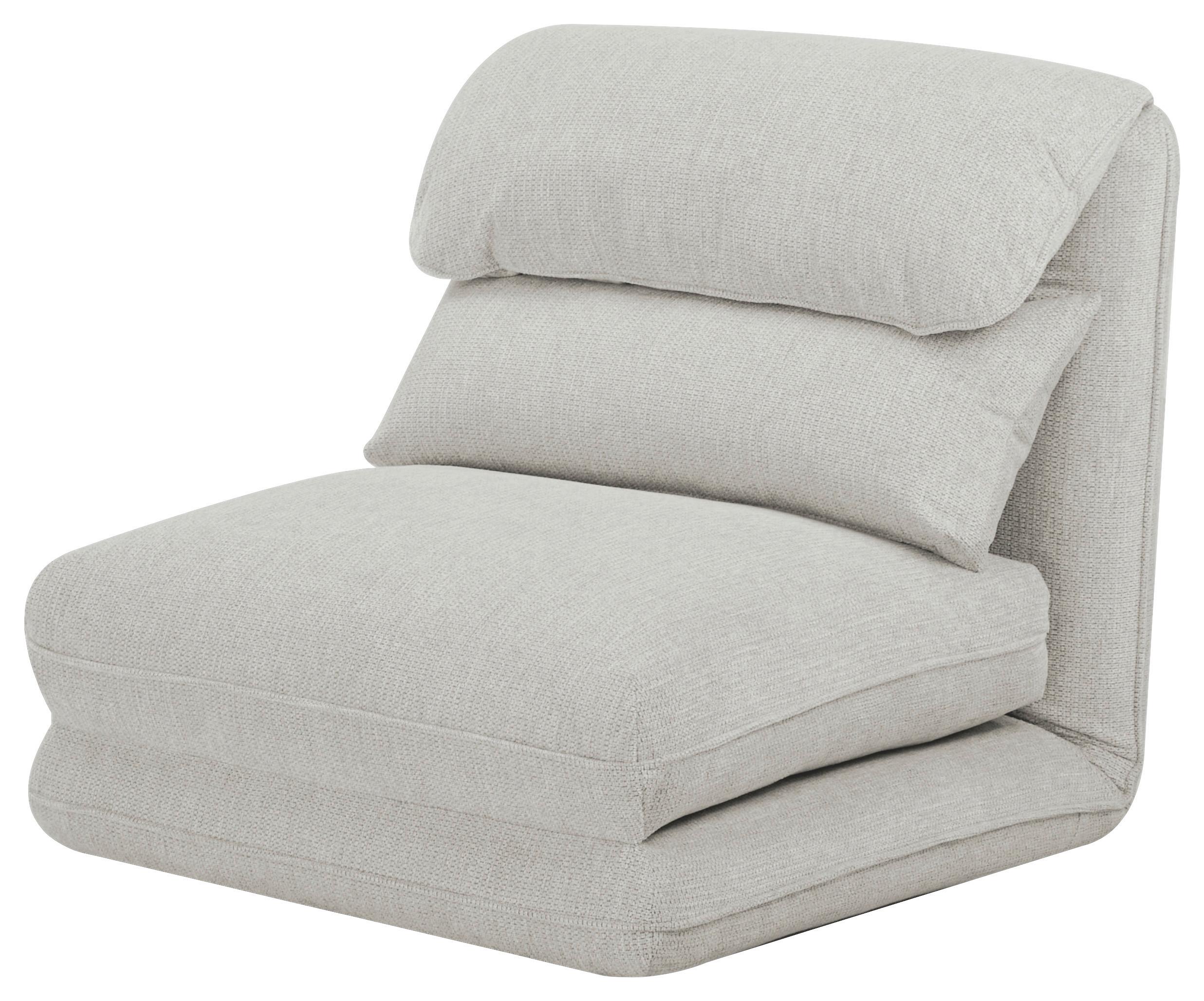 Schlafsessel Verve Beige B: 78 cm - Beige, Design, Textil/Metall (78/72/85cm) - Livetastic