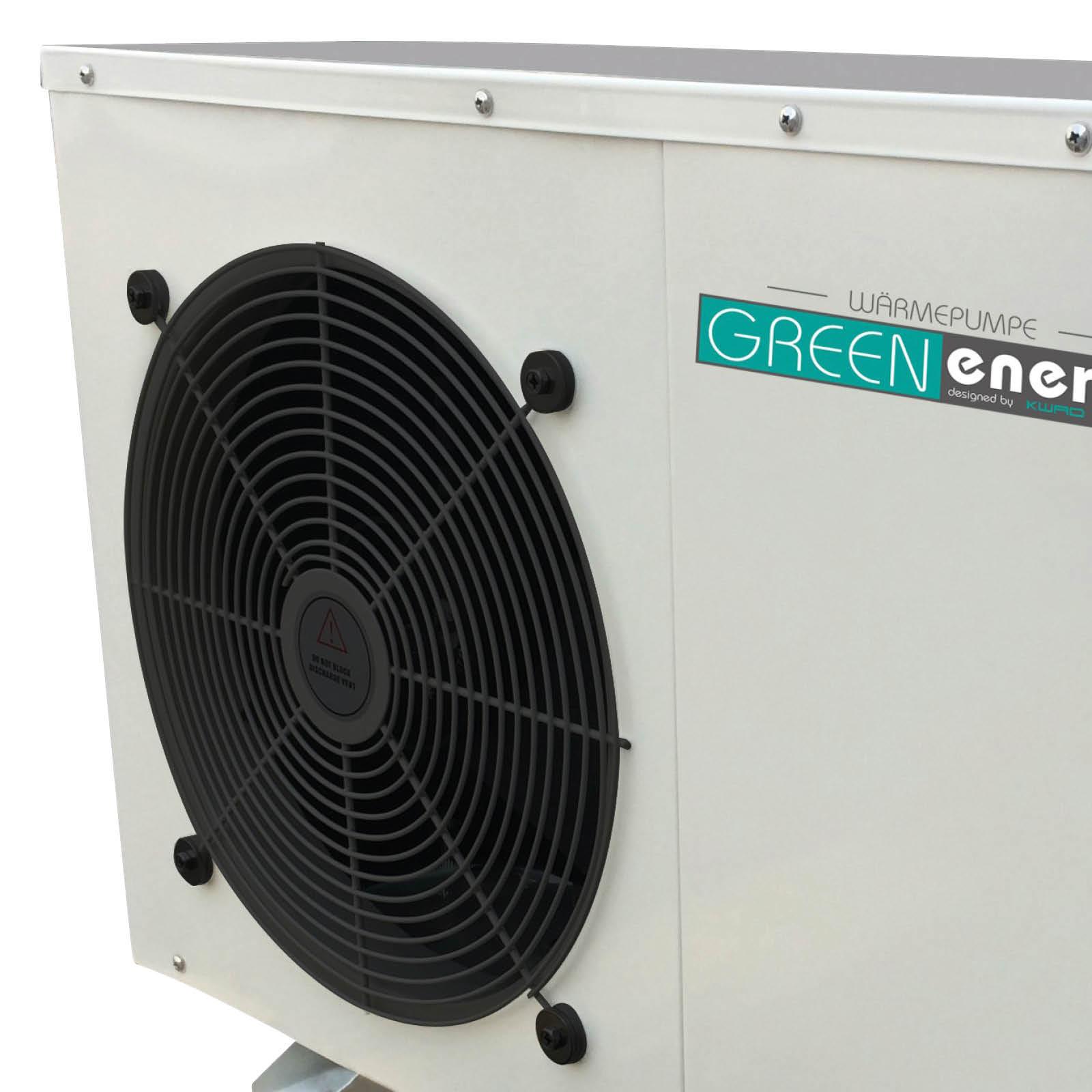 Wärmepumpe Pool Green Energy12 11,5 Kw für 60 M³ Pools - Weiß, MODERN, Kunststoff/Metall (104/41/70cm)