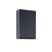 Hängeschrank Cardiff B: 40 Cm Graphit Dekor Mit Türdämpfer - Graphitfarben/Grau, Design, Holzwerkstoff (40/64/20cm) - Held