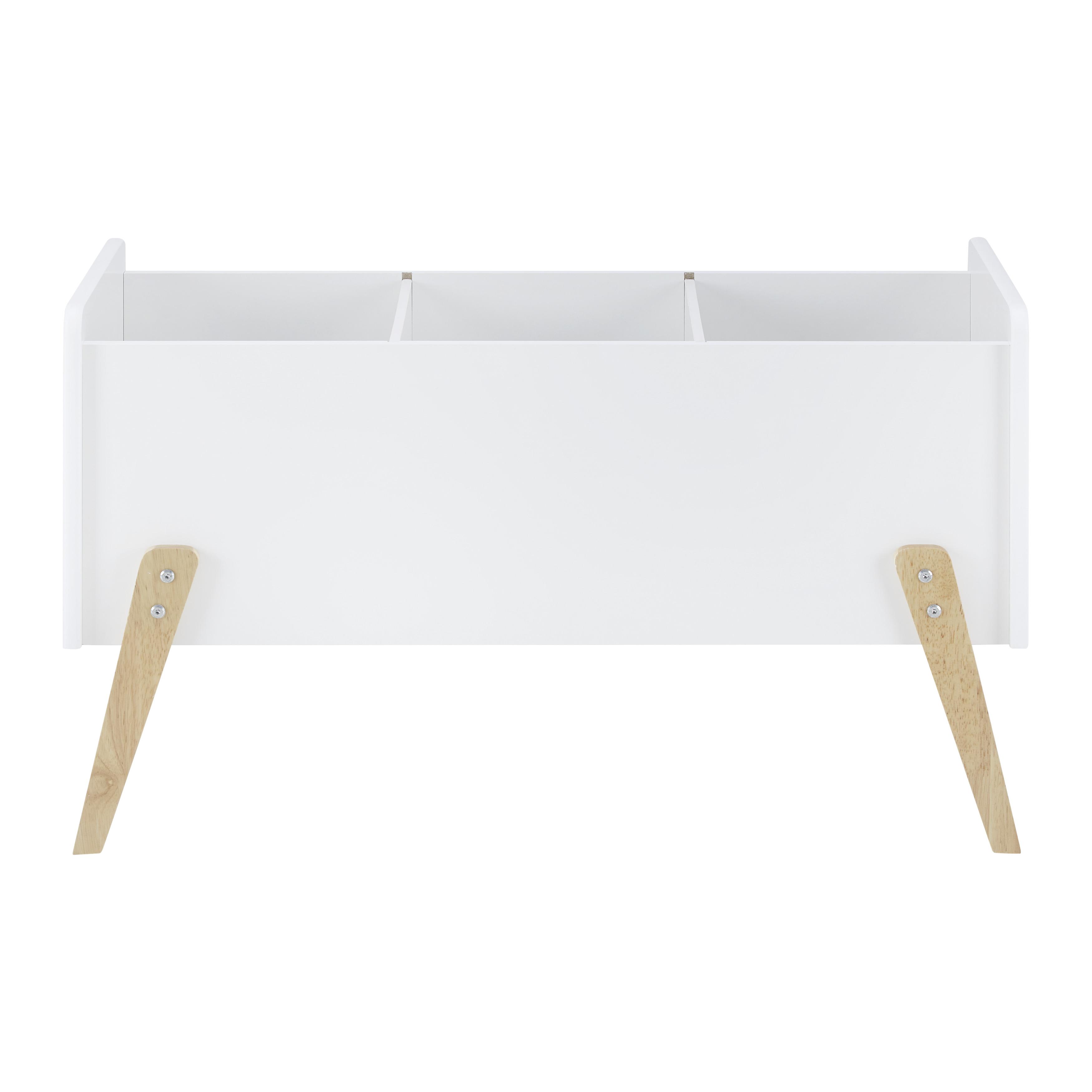 Bedna Na Hračky Lia - bílá, Moderní (80/48/39cm) - Bessagi Kids