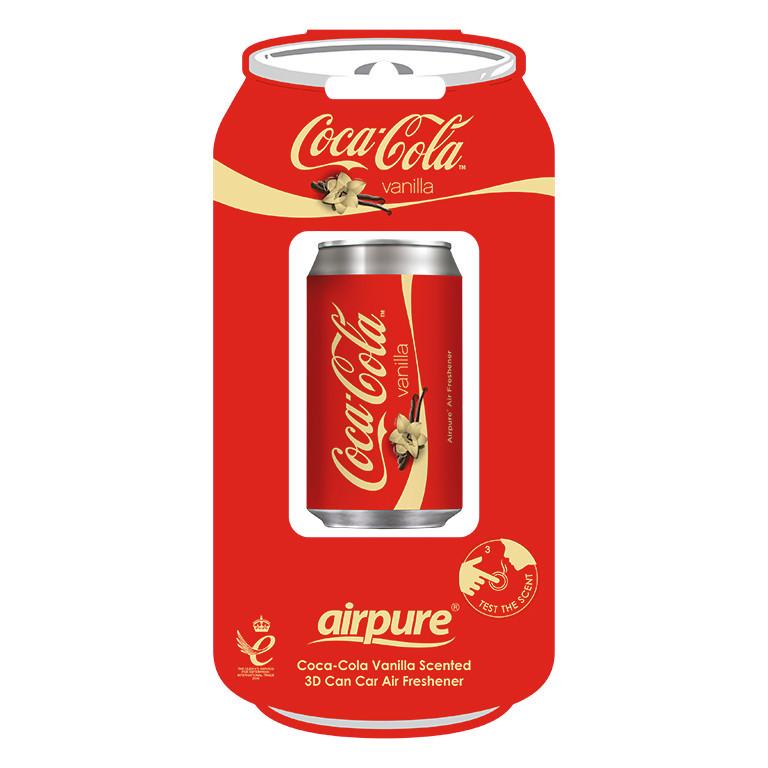 Autóillatosító 3d Dobozos Coke Vanilia - piros, műanyag (8.5/17.5/3.5cm)