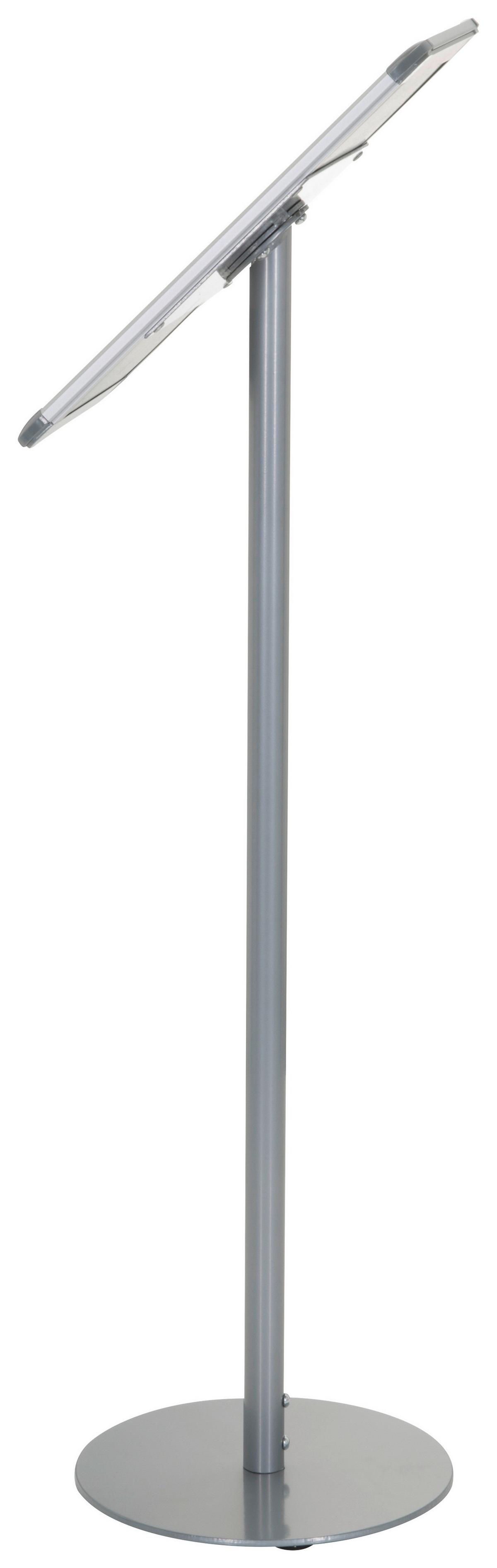 Plakatständer Agenda I - Silberfarben, Basics, Metall (24/89,5/26cm) - MID.YOU