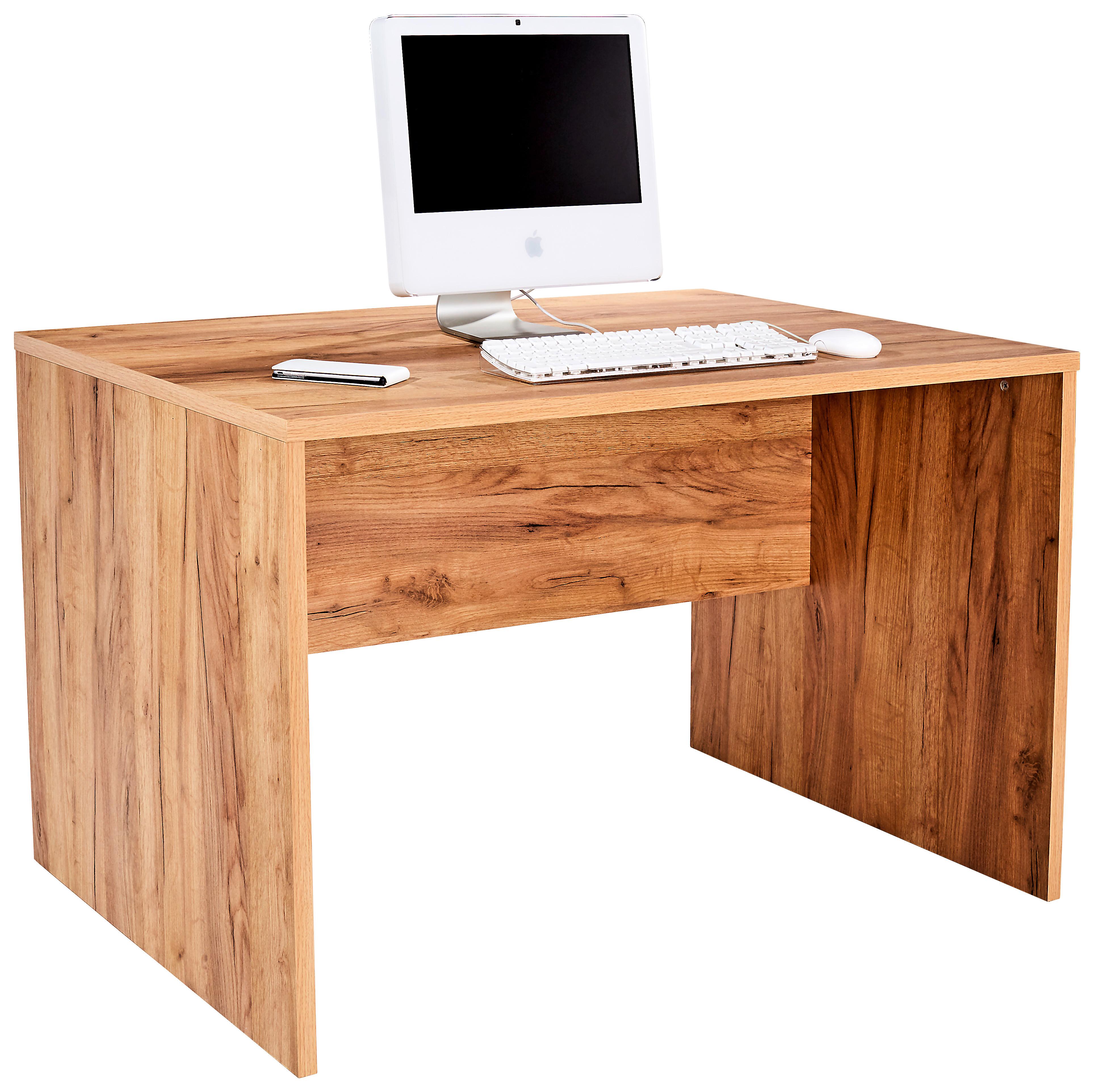 Psací Stůl Profi - barvy dubu, Moderní, kompozitní dřevo (120/76cm) - Ondega