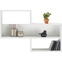 NÁSTĚNNÝ REGÁL DREAM - bílá, Moderní, dřevo (80/55/20cm) - Mömax