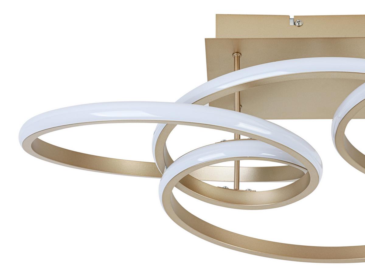 STROPNÉ LED SVIETIDLO JULI - cappuccino, Modern, kov/plast (70/40/25cm) - Premium Living