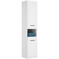 Hochschrank Avanti Weiß B: 36 cm - Weiß Hochglanz/Weiß, Design, Holzwerkstoff (36/170/31,6cm) - Hom`in