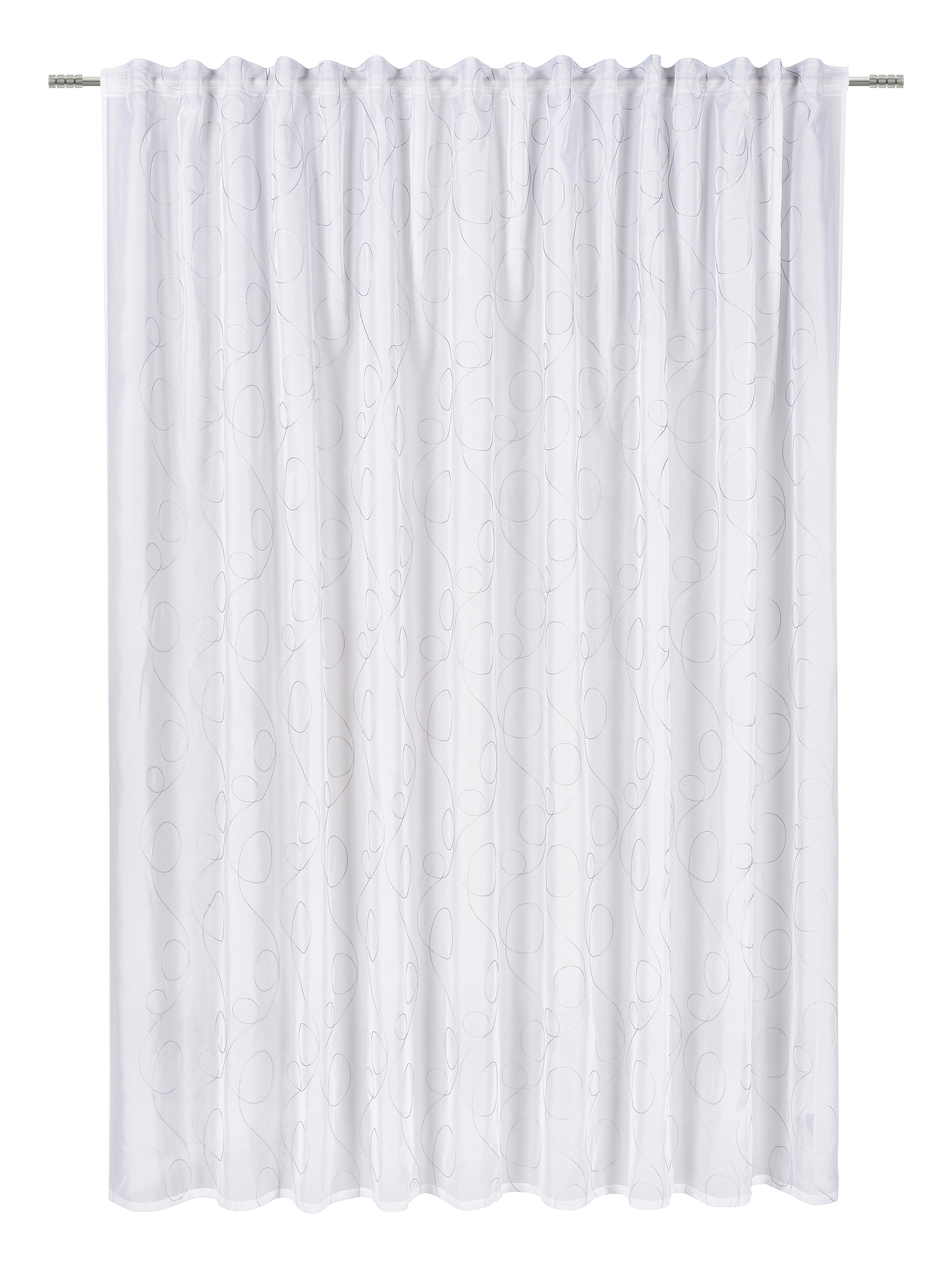 Kusová záclona Marion Store 3, 300/255cm - biela/antracitová, Modern, textil (300/255cm) - Modern Living