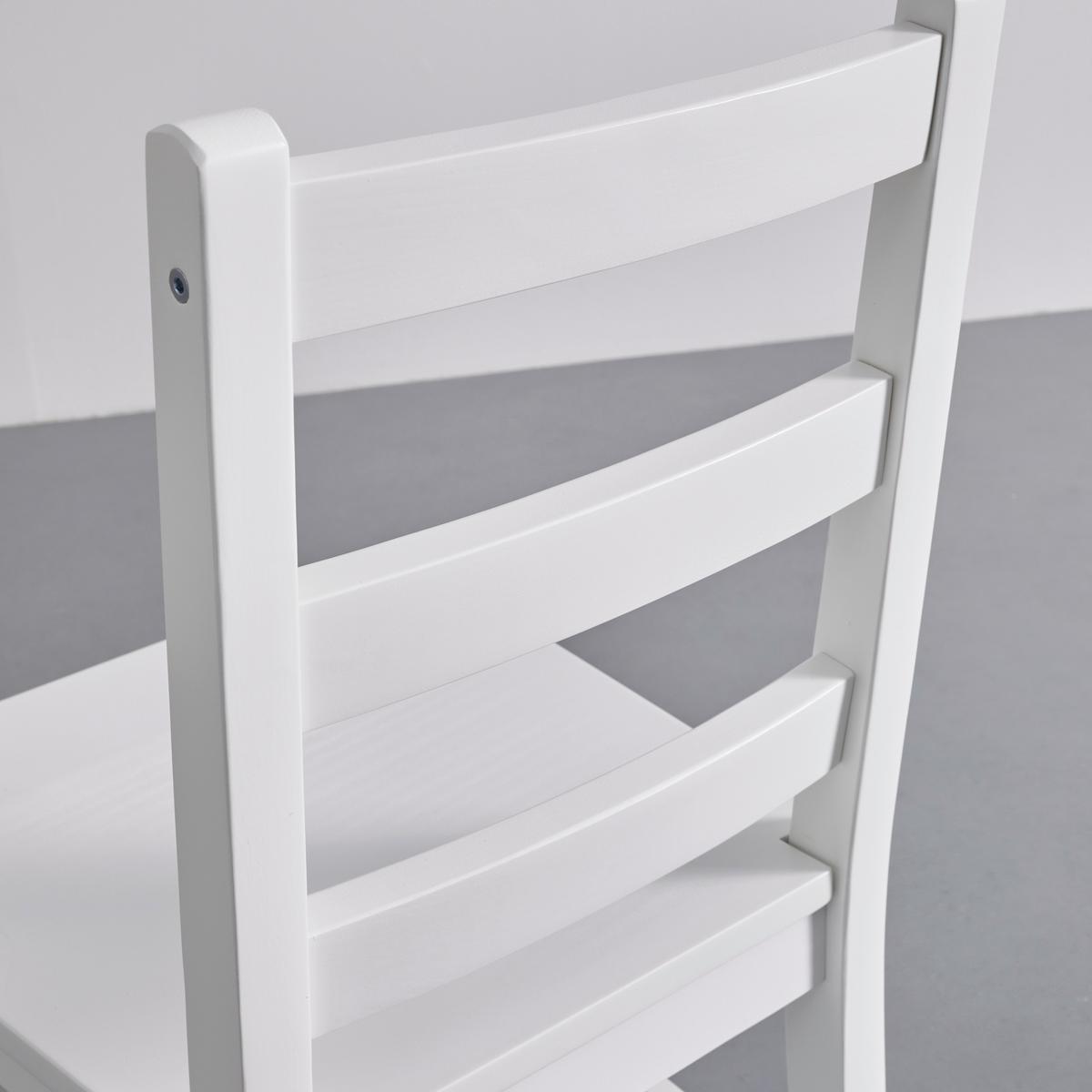 Jídelní set Matias bílá - bílá, Moderní, dřevo (75/75/73cm) - Bessagi Home