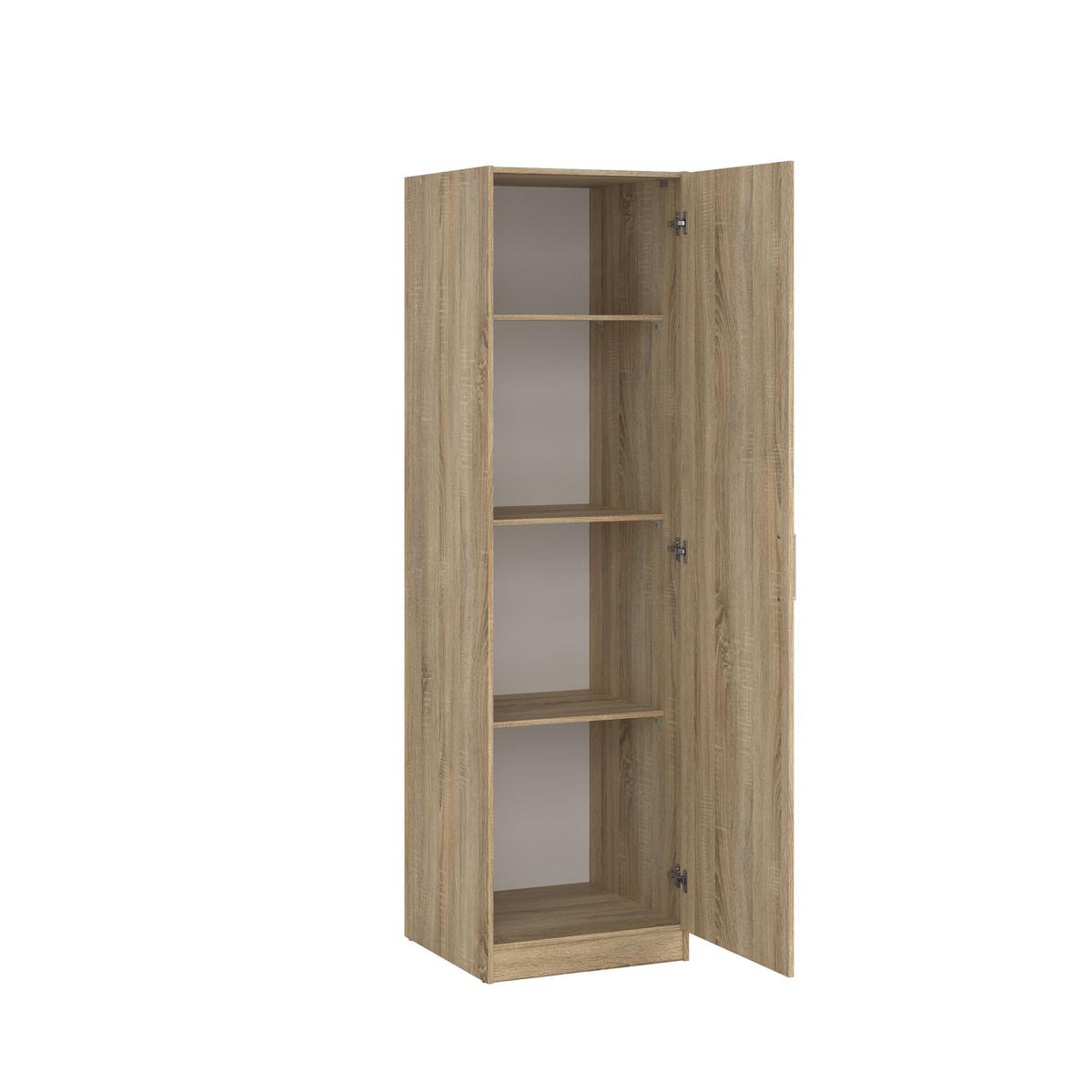 Ruhásszekrény Space - Sonoma tölgy, Konventionell, fa (48,6/175,4/49,5cm)