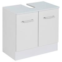 Waschbeckenunterschrank Riga Weiß B: 60 cm - Weiß, MODERN, Holzwerkstoff (60/56/35cm) - Held