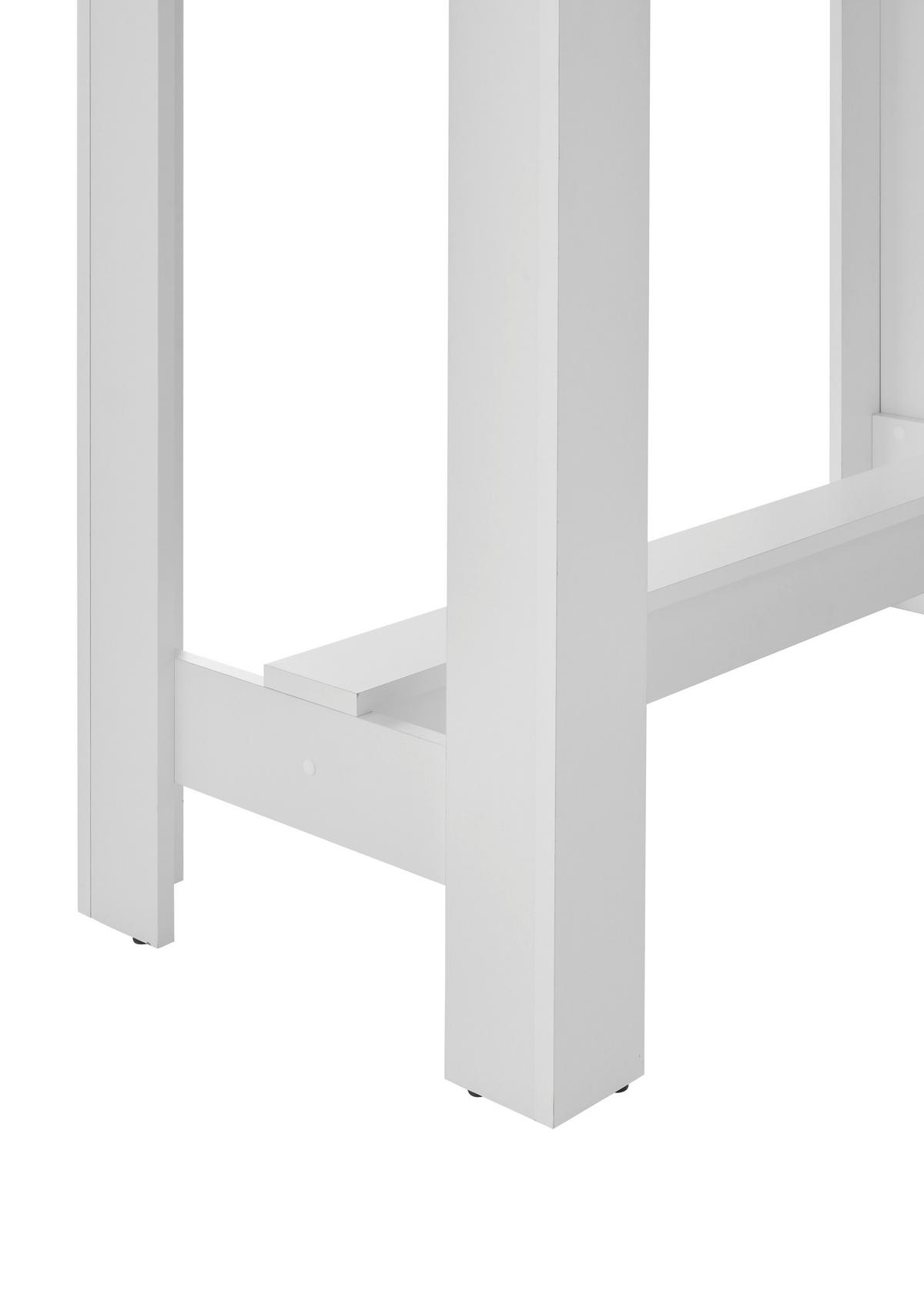 Bartisch Modesto - Weiß/Grau, MODERN, Holzwerkstoff (115/50/103cm) - MID.YOU
