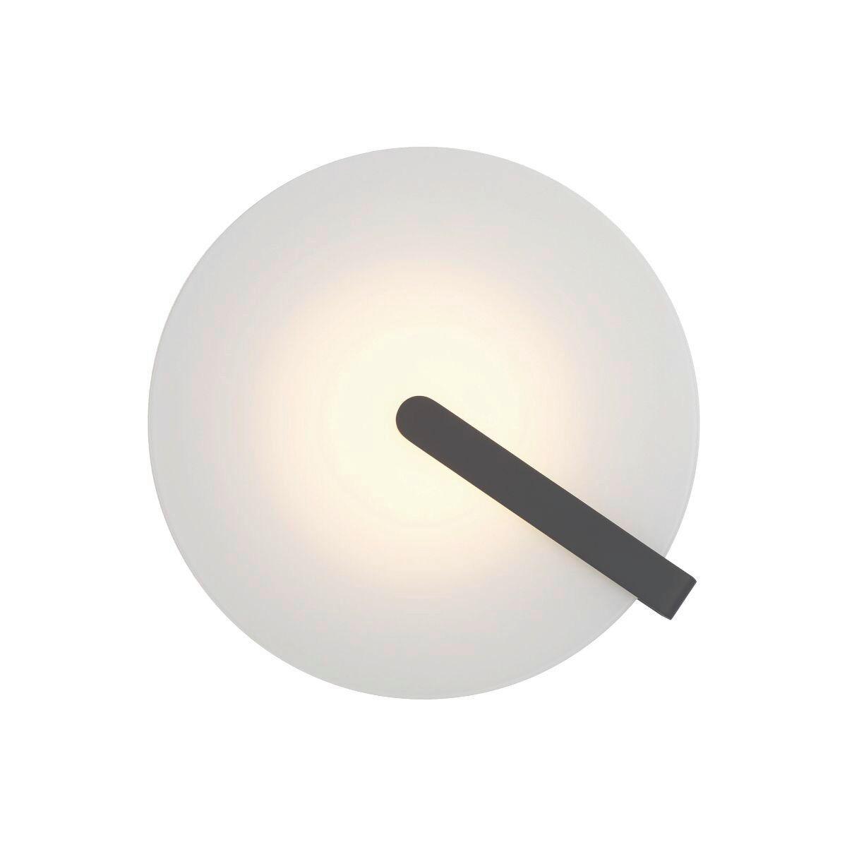 Led Falilámpa Qn-Nuvola-F-M-Bk - fekete, Design, üveg/fém (43,2/9,2cm) - Elstead Lighting