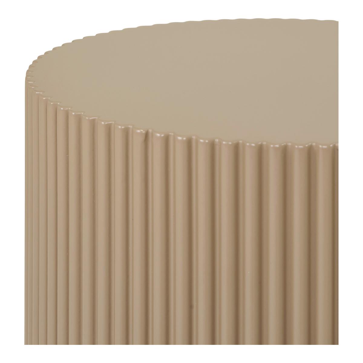 Beistelltisch Farense Beige, L/B/H: 30x50x30cm - Beige, Basics, Holzwerkstoff (30/50/30cm)