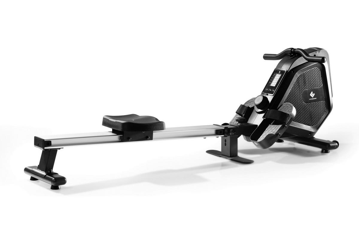 Rudergerät 09272 Fitengine Rudergerät - Schwarz, LIFESTYLE, Kunststoff/Metall (180/54/24,5cm)