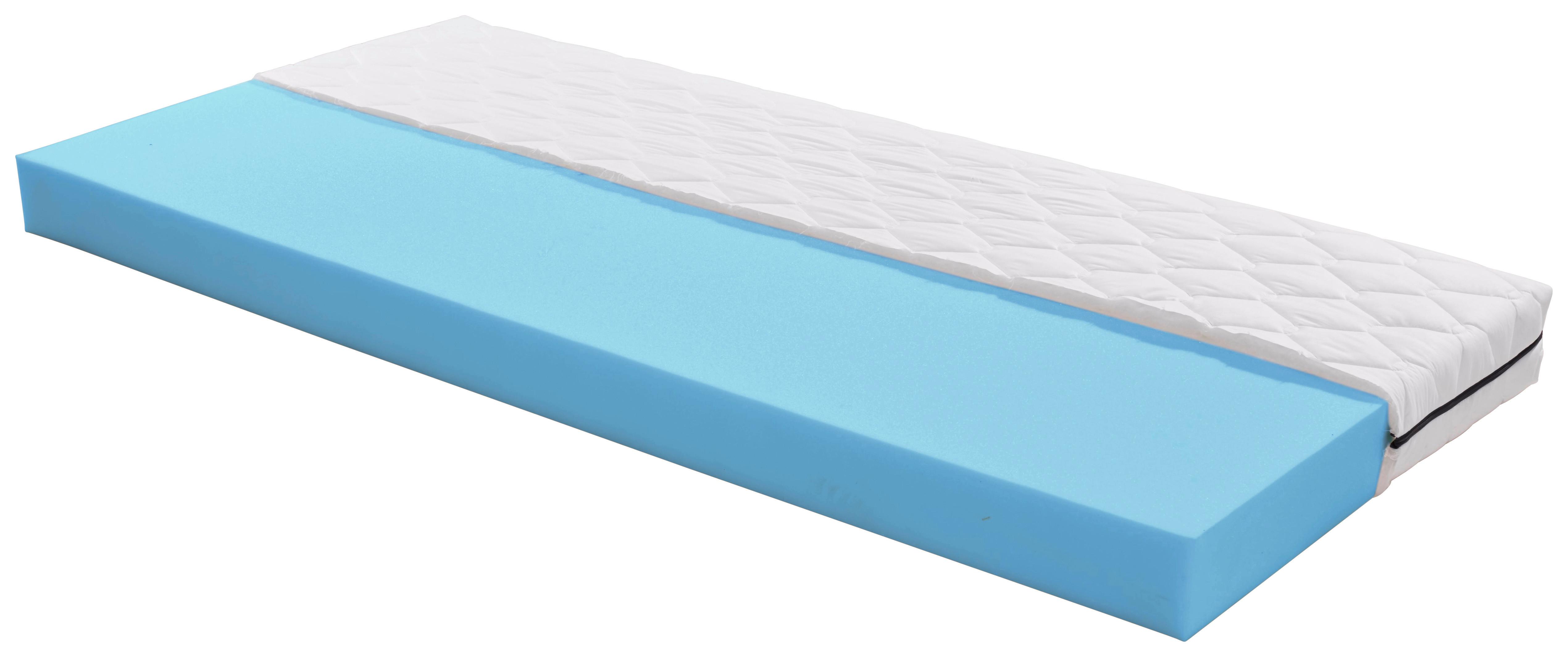 Komfortschaummatratze Base 90x200 cm H2 H: 13 cm - Weiß, MODERN, Textil (200/90cm) - Livetastic