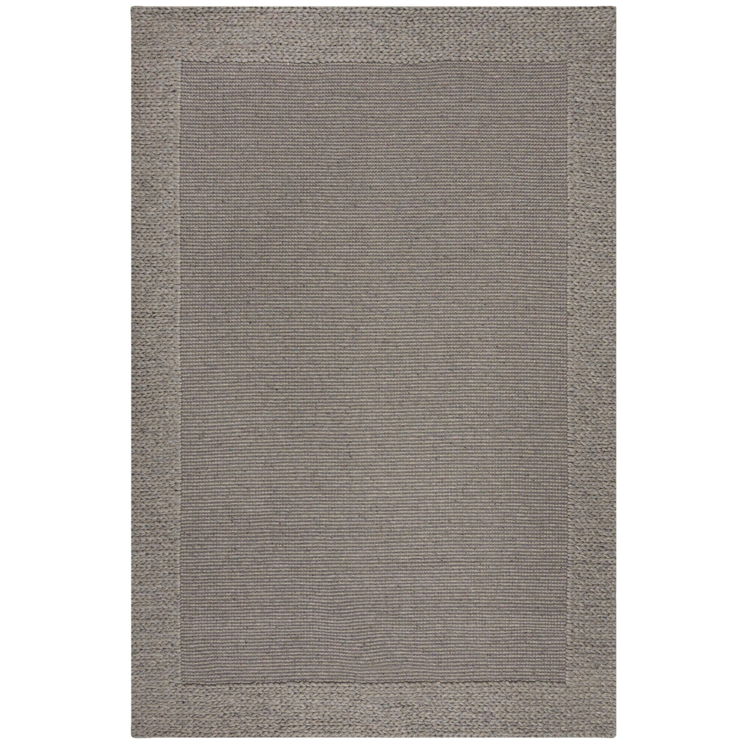 Wollteppich Rue - Grau, Basics, Textil (120/170cm)