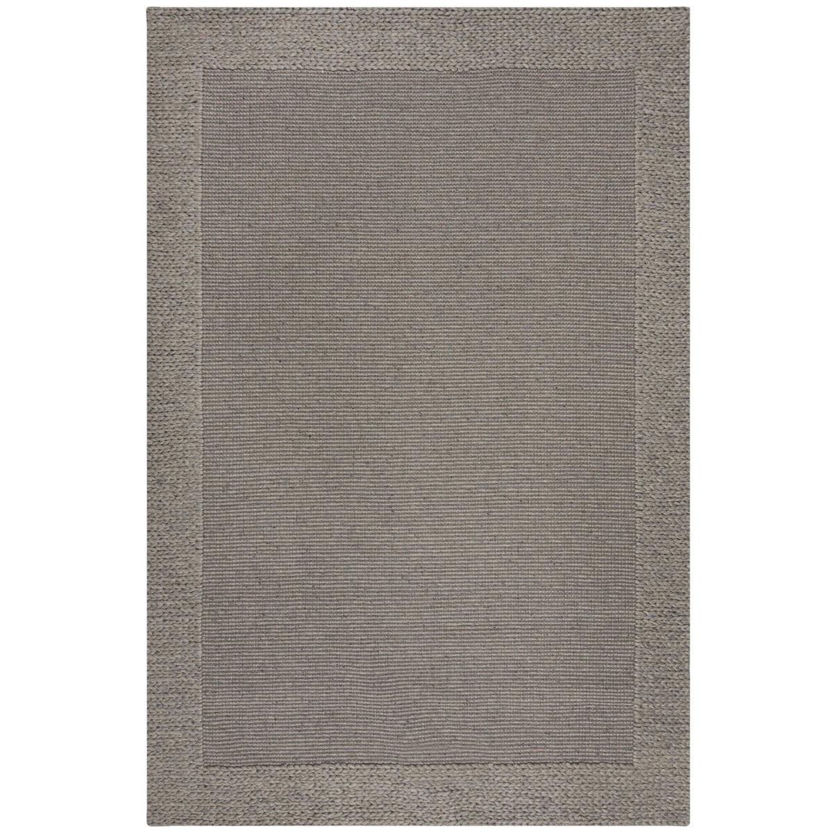 Wollteppich Rue - Grau, Basics, Textil (120/170cm)