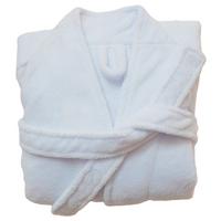 Bademantel Amira Polyester Anthrazit Besonders Flauschig - Weiß, KONVENTIONELL, Textil (S-XLnull) - Ondega