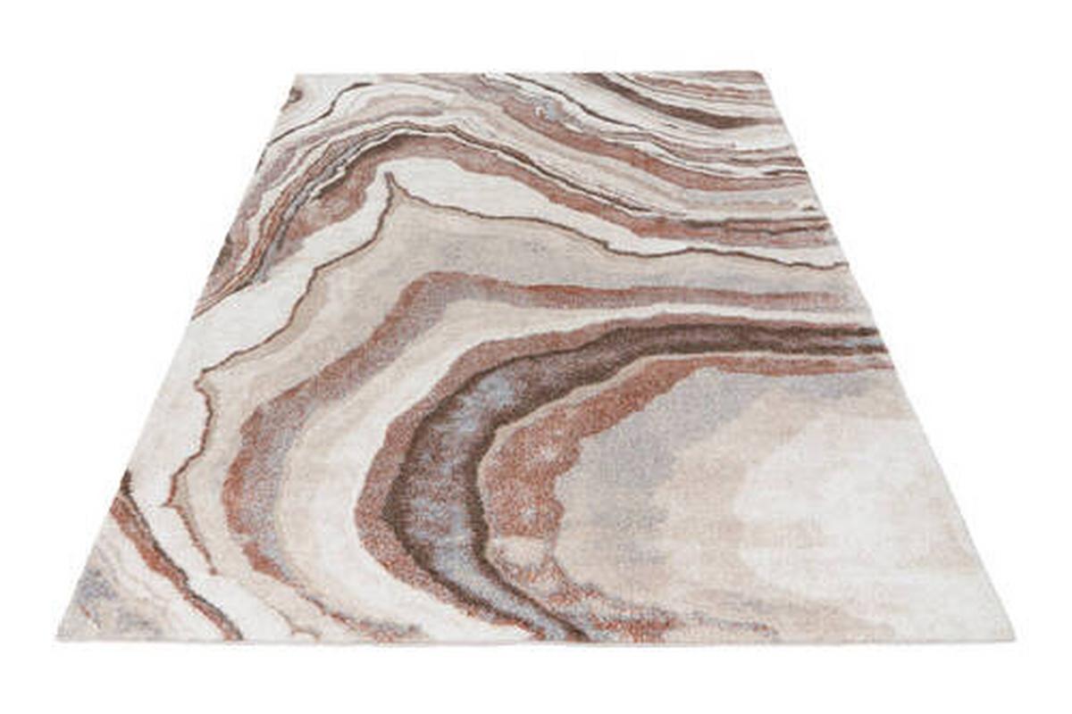 Läufer My Bologna 461 Terra 80 X 300 - Terracotta/Creme, KONVENTIONELL, Kunststoff/Textil (80/300cm) - Obsession
