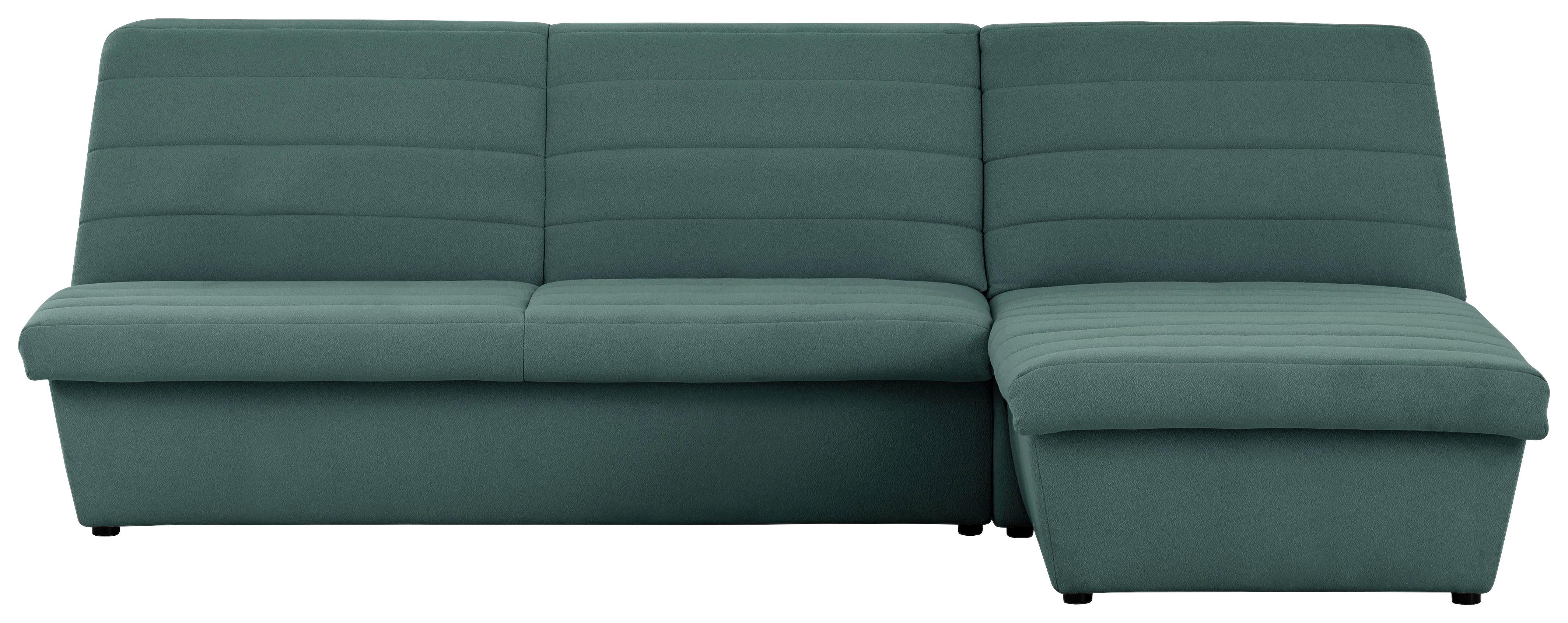 Ecksofa Looks Viii - Schwarz/Grün, Design, Textil (274/168cm) - LOOKS by W.Joop