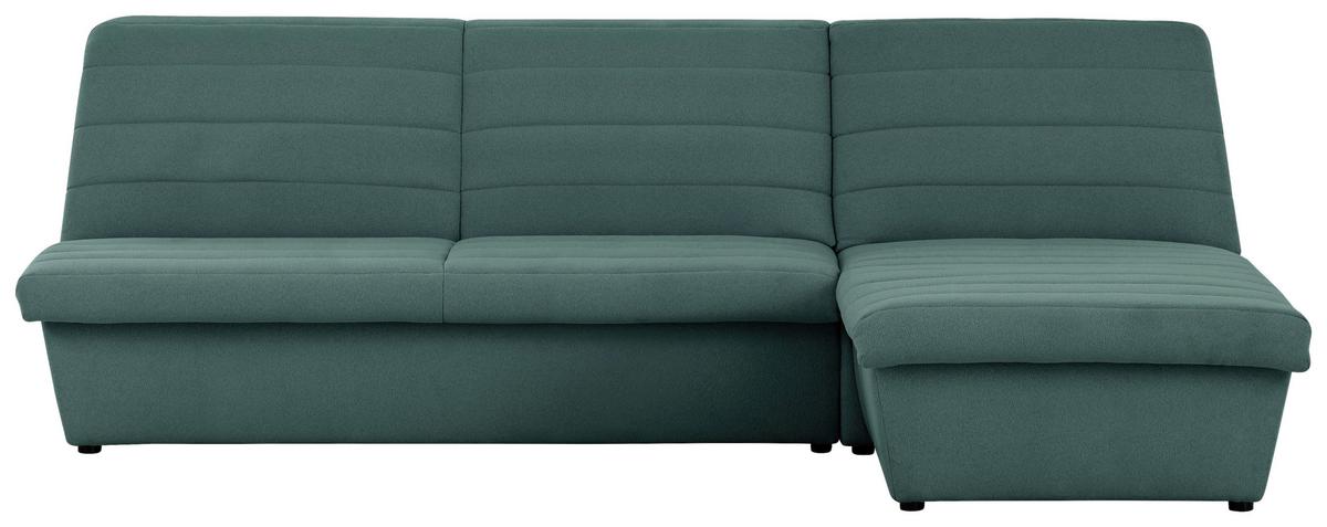 Ecksofa Looks Viii - Schwarz/Grün, Design, Textil (274/168cm) - LOOKS by W.Joop