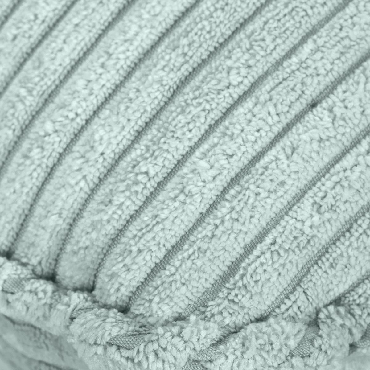 Hocker Lorris - Schwarz/Mintgrün, KONVENTIONELL, Textil (60/49/53cm) - MID.YOU