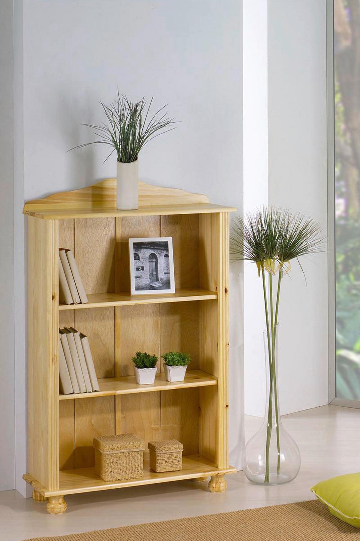 Regal Naturfarben B: 77cm - Naturfarben, Natur, Holz (77/116/30cm) - Livetastic