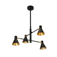 Hängeleuchte 34-72689 - Schwarz, Basics, Metall (54/54/89cm)