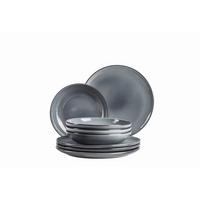 Tafelservice Livio Blaugrau 4 Personen - Blaugrau, Basics, Keramik - Mäser