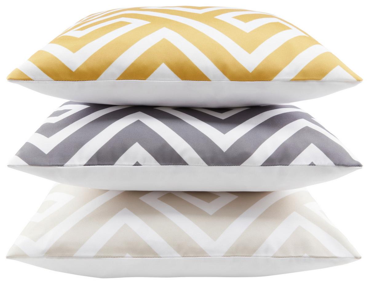 Outdoor-kissen Ibiza - Anthrazit, MODERN, Textil (45cm) - Luca Bessoni