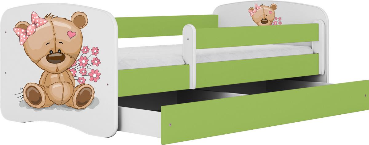 Kinder-/Juniorbett Babydreams inkl. Matratze 80x160 - Birkefarben/Weiß, MODERN, Holz/Holzwerkstoff (80/160cm) - MID.YOU