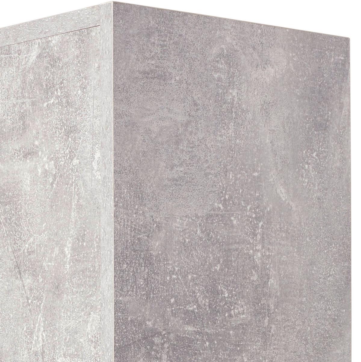 Hängeschrank Halma B: 26,5 cm Betonoptik - Grau, MODERN, Holzwerkstoff (26,5/75/28cm)