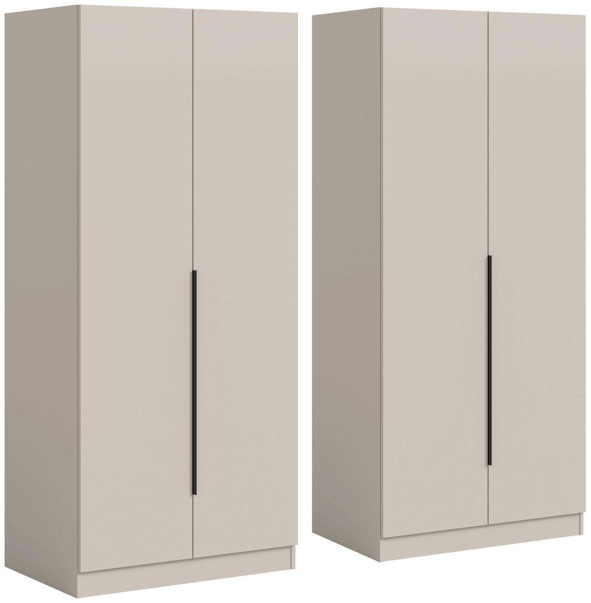 DREHTÜRENSCHRANK Kopenhagen Kaschmir B: 160cm - Kaschmir, MODERN, Holzwerkstoff (160/181/52cm) - Livetastic