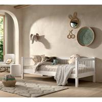 Bett Forrest - Weiß/Naturfarben, MODERN, Holz (90/200cm) - MID.YOU