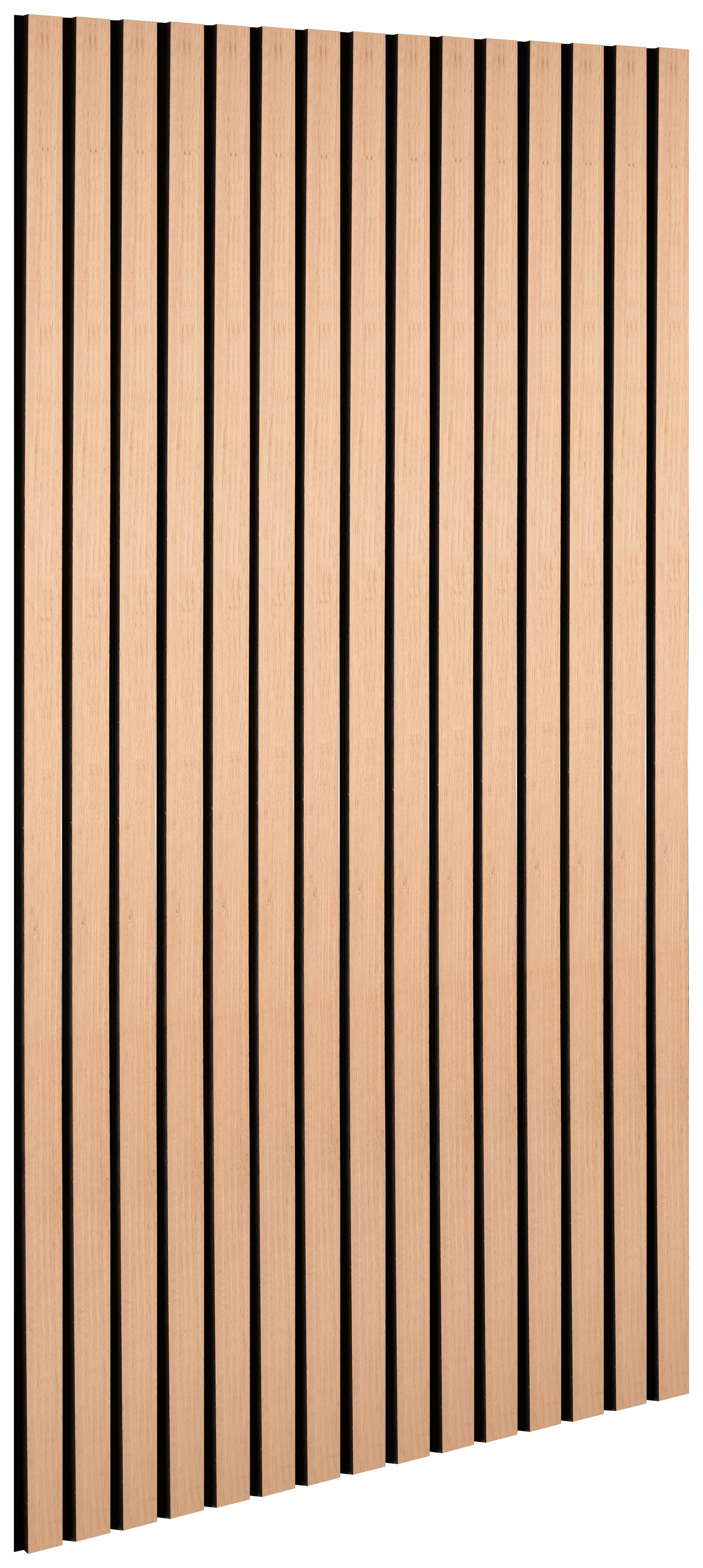 Akustický panel GRACE 2ks/sada - černá/dub artisan, Moderní, dřevo/kompozitní dřevo (60,5/120cm) - Mömax