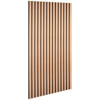 Akustický panel GRACE 2ks/sada - čierna/dub artisan, Modern, drevo/kompozitné drevo (60,5/120cm) - Mömax