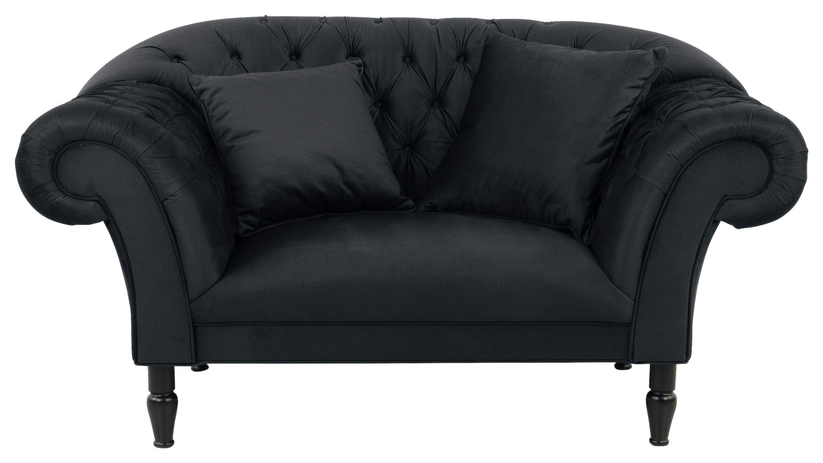 Xxl-sessel Cupido - Anthrazit/Schwarz, Design, Textil (180/94/103cm) - MID.YOU