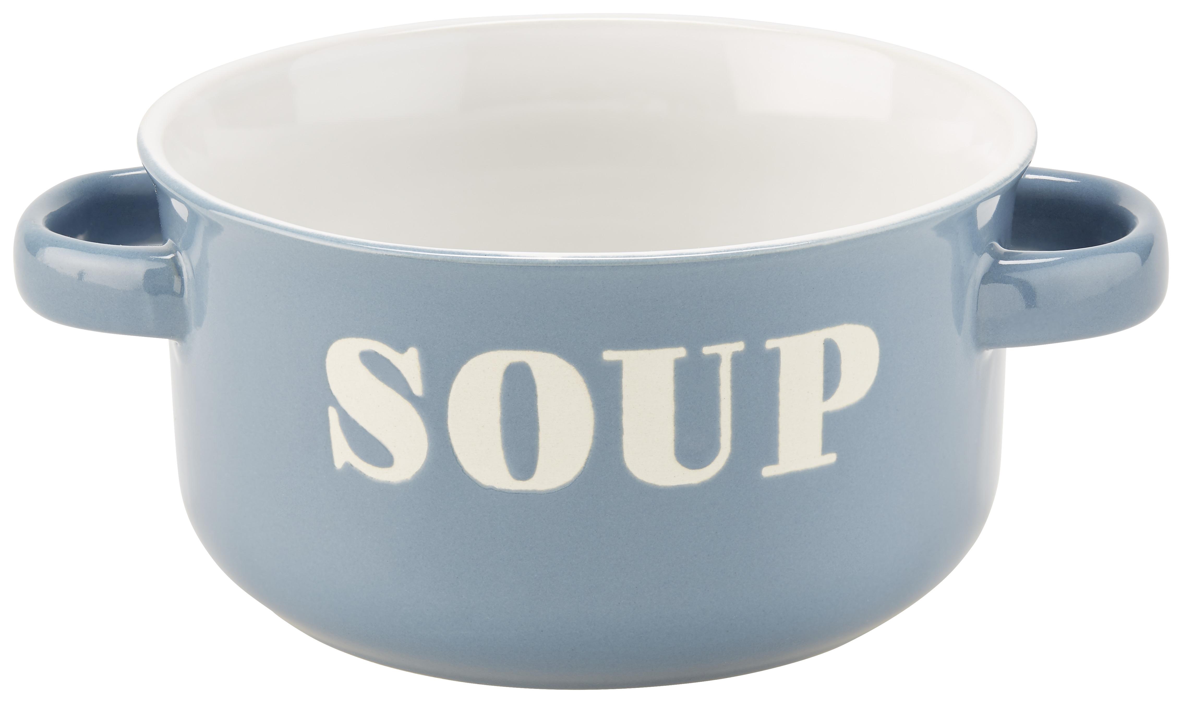Suppentasse mit Aufschrift