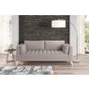 3-Sitzer-Sofa Doti - Taupe/Naturfarben, Design, Textil (170/95/85cm) - MID.YOU
