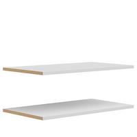 Einlegebodenset Saturn 2 -Teilig. - Grauweiß, KONVENTIONELL, Holzwerkstoff (88/2,2/45cm)