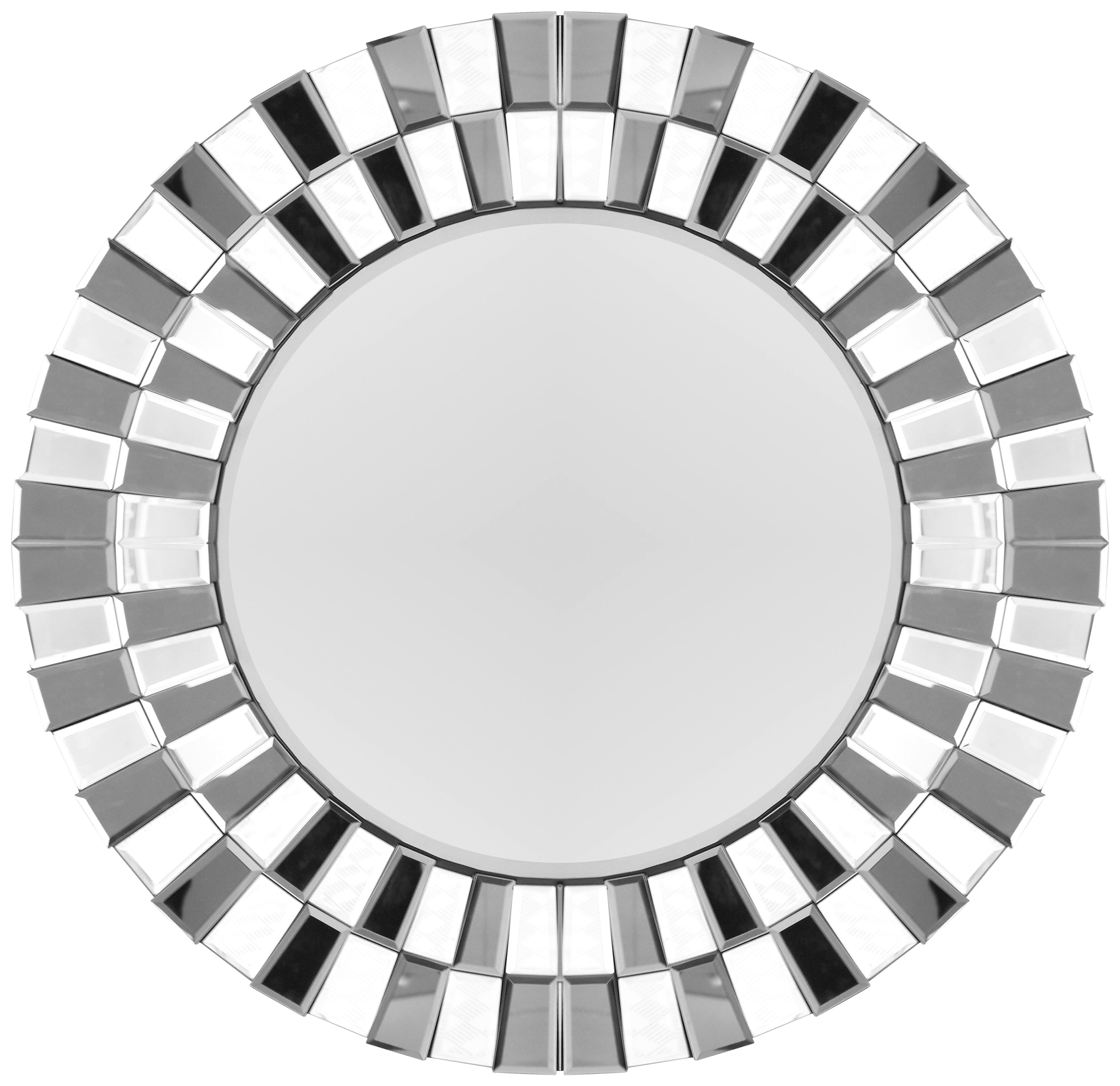 Wandspiegel Horus Silberfarben, 80x80 cm - Silberfarben, LIFESTYLE, Glas/Metall (80/80cm) - Kayoom